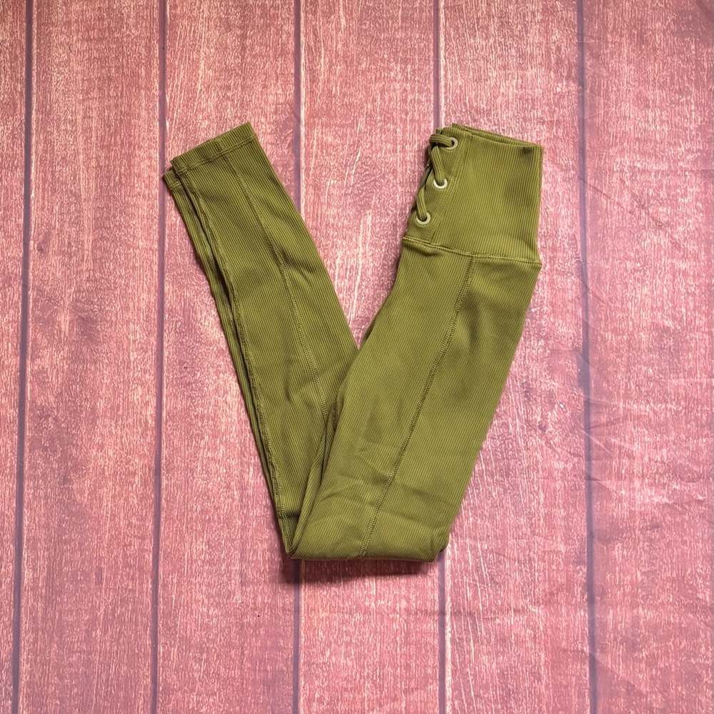 Olive Green Women's Leggings